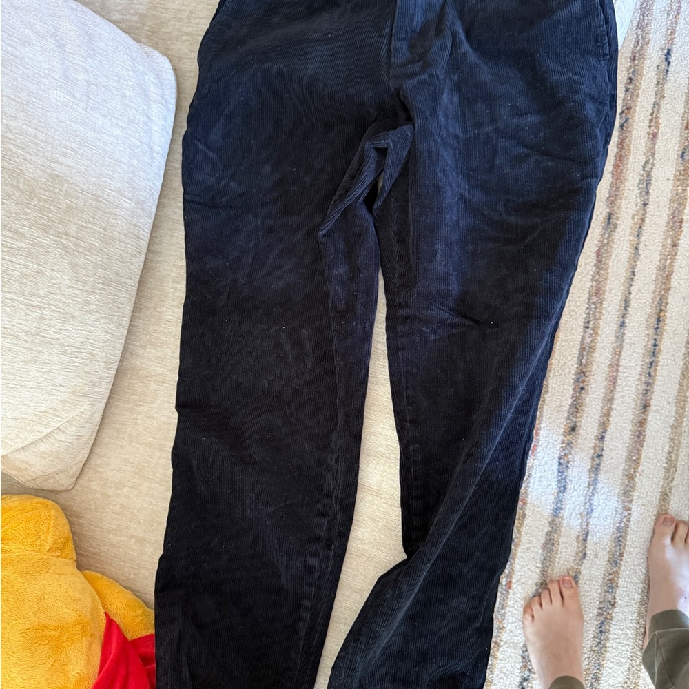 Uniqlo Black Corduroy Trousers